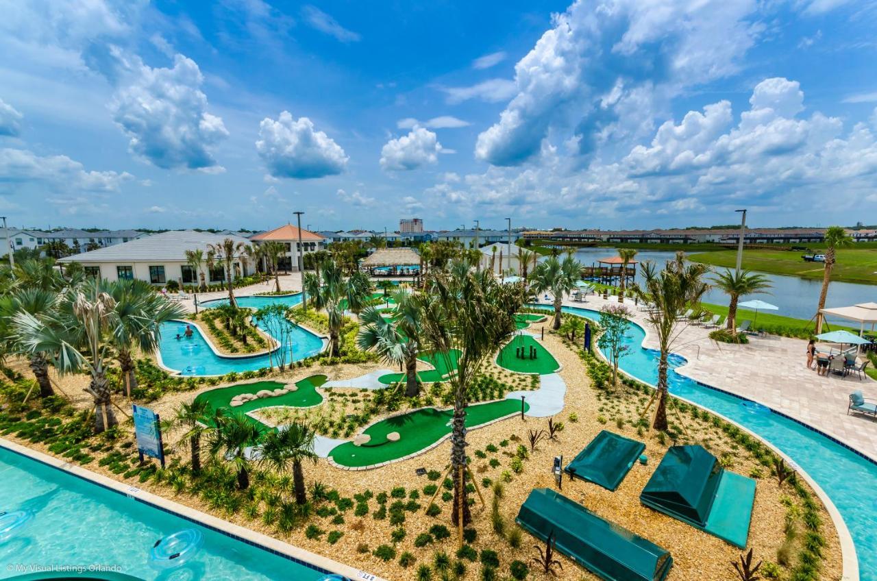 Modern Townhome Wprivate Pool Free Water Park Kissimmee Bagian luar foto