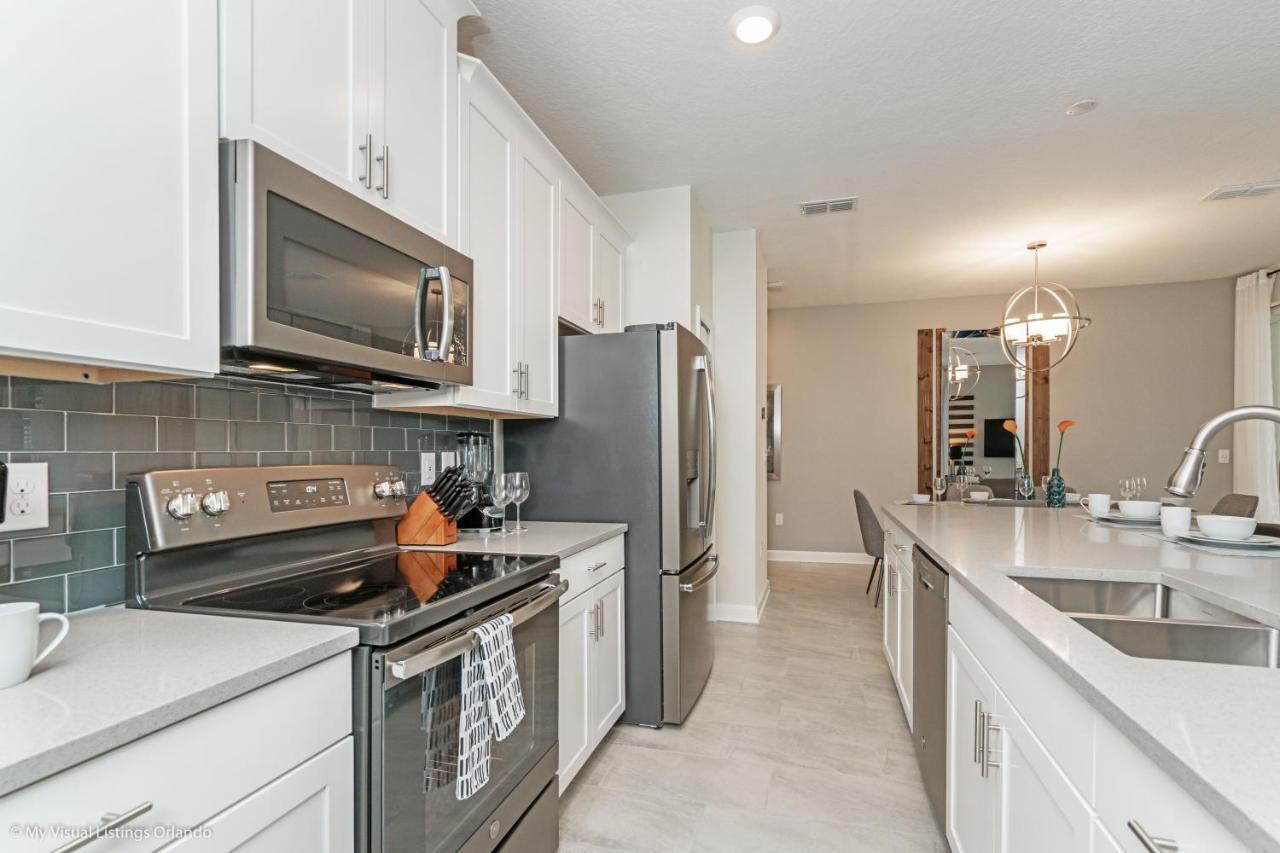 Modern Townhome Wprivate Pool Free Water Park Kissimmee Bagian luar foto